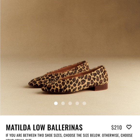 Sezane Leopard Matilda Low Ballerinas - Picture 3 of 10